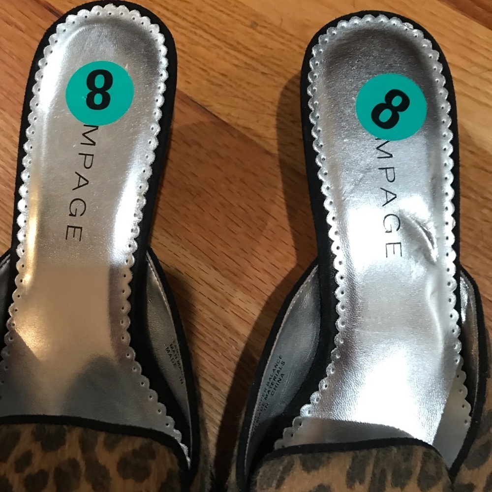 ▪️RAMPAGE Leopard Mules - Picture 7 of 9